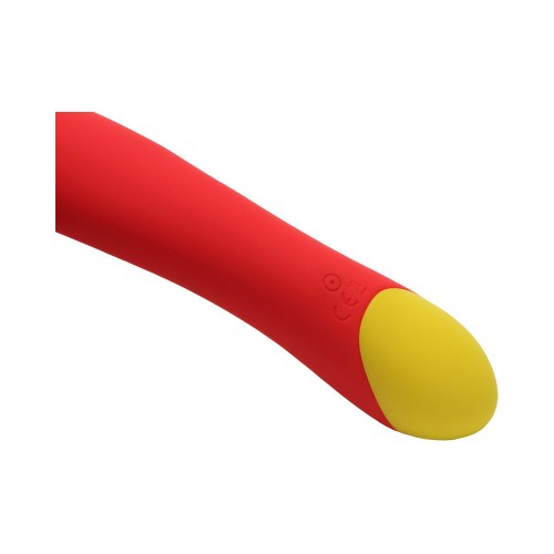 Vibrador de G-Spot ROMP Hype Recargable Rojo