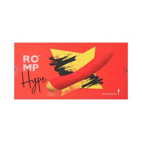 Vibrador de G-Spot ROMP Hype Recargable Rojo