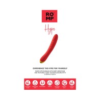 Vibrador de G-Spot ROMP Hype Recargable Rojo