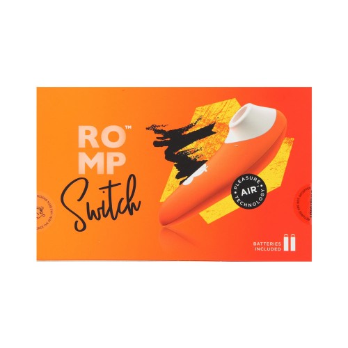 Vibrador Clitoriano de Silicona Aire ROMP Switch Naranja