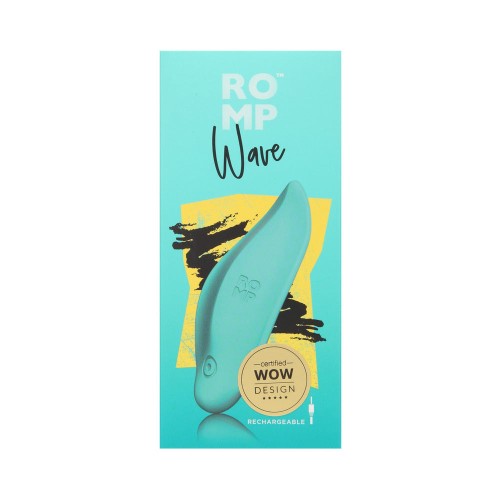 ROMP Wave Rechargeable Vibrator - Mint Color Delight