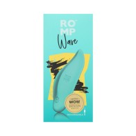 Vibrador Rechinable ROMP Wave - Placer Color Verde Menta