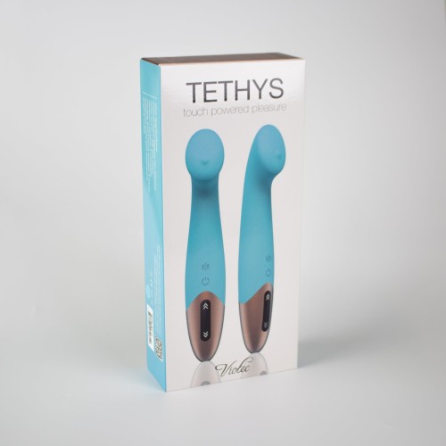 Vibrador G-Spot Tethys con Panel Táctil en Azul