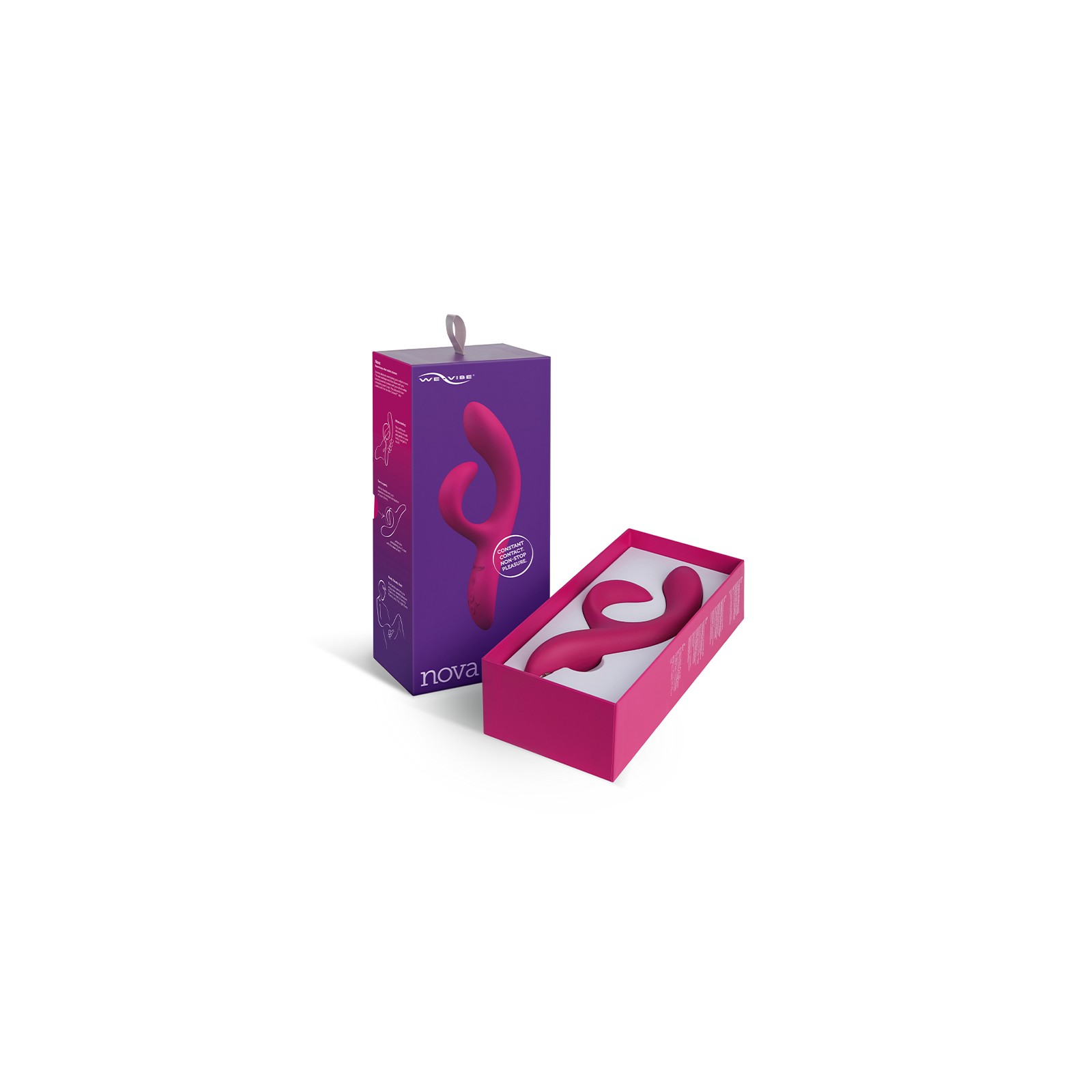 Vibrador Conejito de Silicona Flexible We-Vibe Nova 2 Rosa