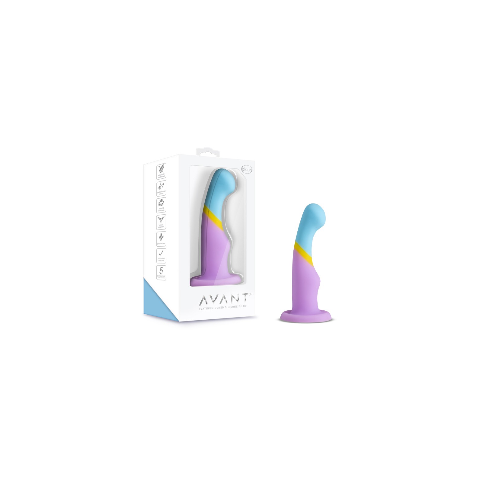 Avant D14 Dildo Heart Of Gold de 6 in Silicona