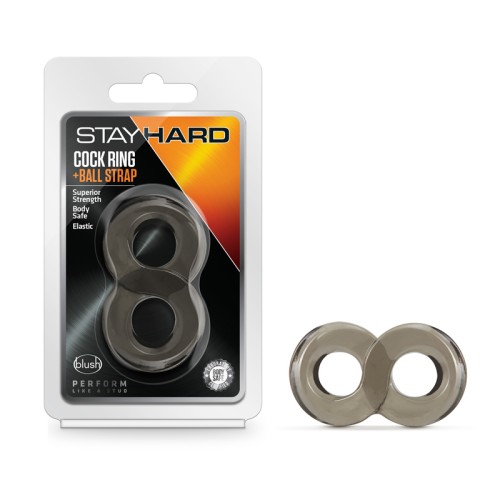 Stay Hard Cockring and Ball Strap