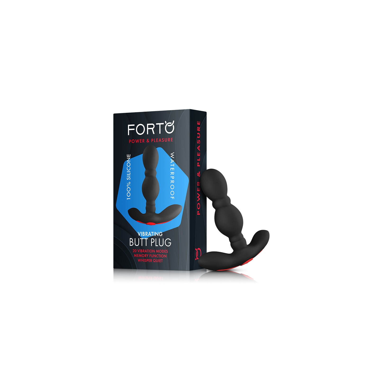 Plug Anal Vibrante Recargable Forto