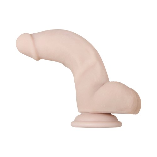 Evolved Real Supple Poseable 7 in. Dildo with Suction Cup