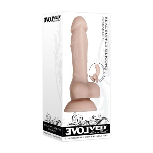 Evolved Real Supple Poseable Silicone Dildo