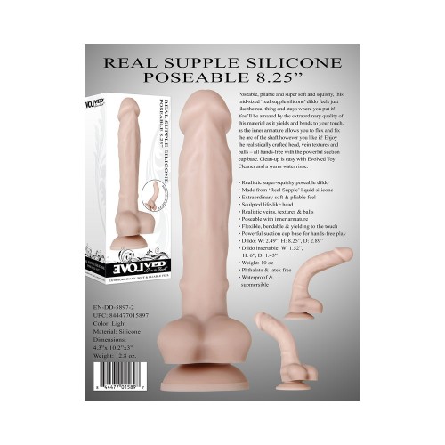 Dildo Poseable Real Supple con Testículos