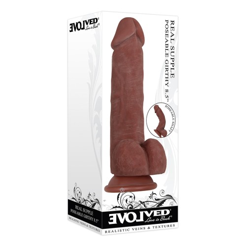 Evolved Poseable Girthy Dildo for Realistic Play