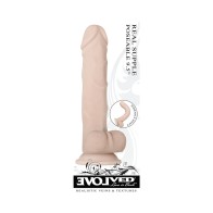 Dildo Posable Evolved de 9.5in con Testículos para Placer Realista