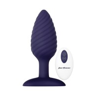 Plug Anal Texturizado Vibrante Wicked Twister para Sensaciones Intensas