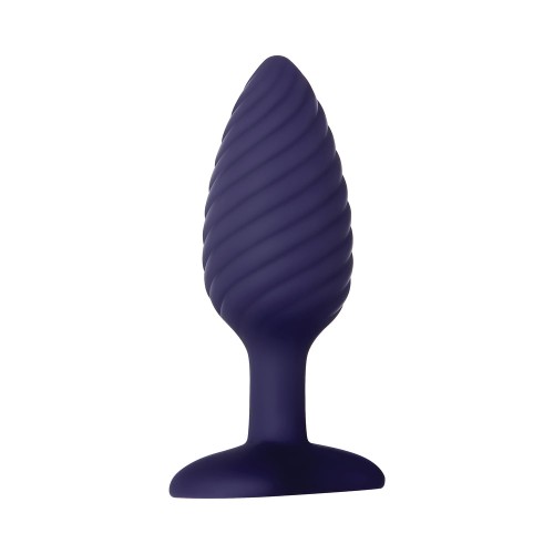 Plug Anal Texturizado Vibrante Wicked Twister para Sensaciones Intensas