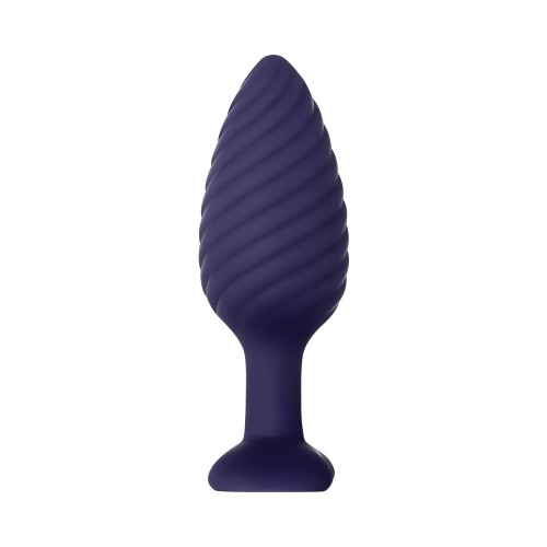 Plug Anal Texturizado Vibrante Wicked Twister para Sensaciones Intensas