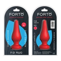 Forto F-21 Medium Red Silicone Anal Plug