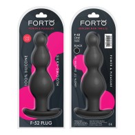 Plug Anal de Conos de Silicona Forto F-52 - Flexible y Cónico