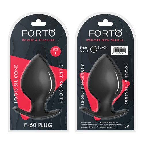 Forto F-60 Spade Large Silicone Anal Plug | Premium Quality