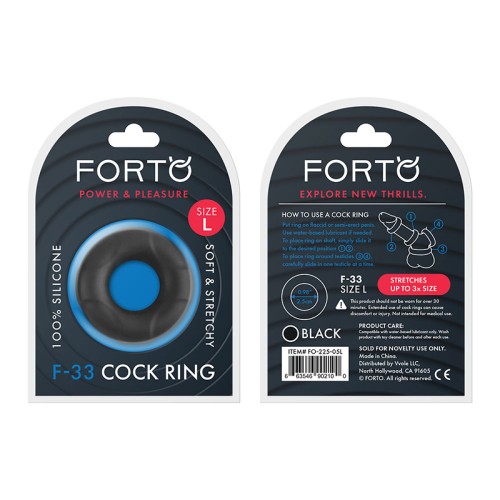 Forto F-33 Cockring de Silicona Líquida Grande