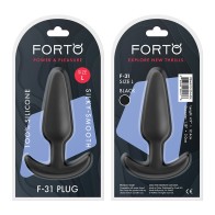 Forto F-31 Large Silicone Anal Plug - Premium Quality