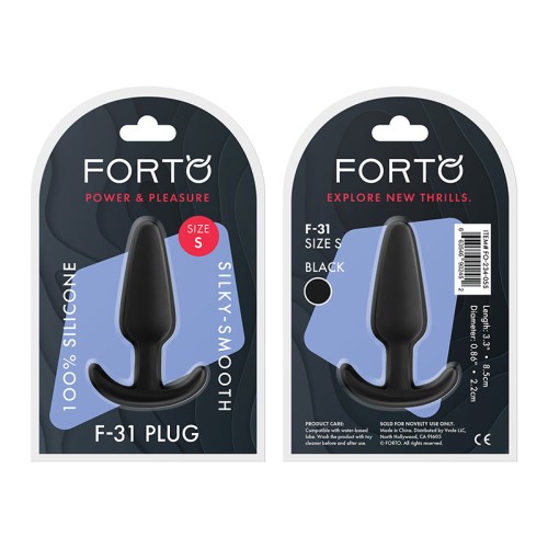 Plug Anal de Silicona Forto F-31 Pequeño