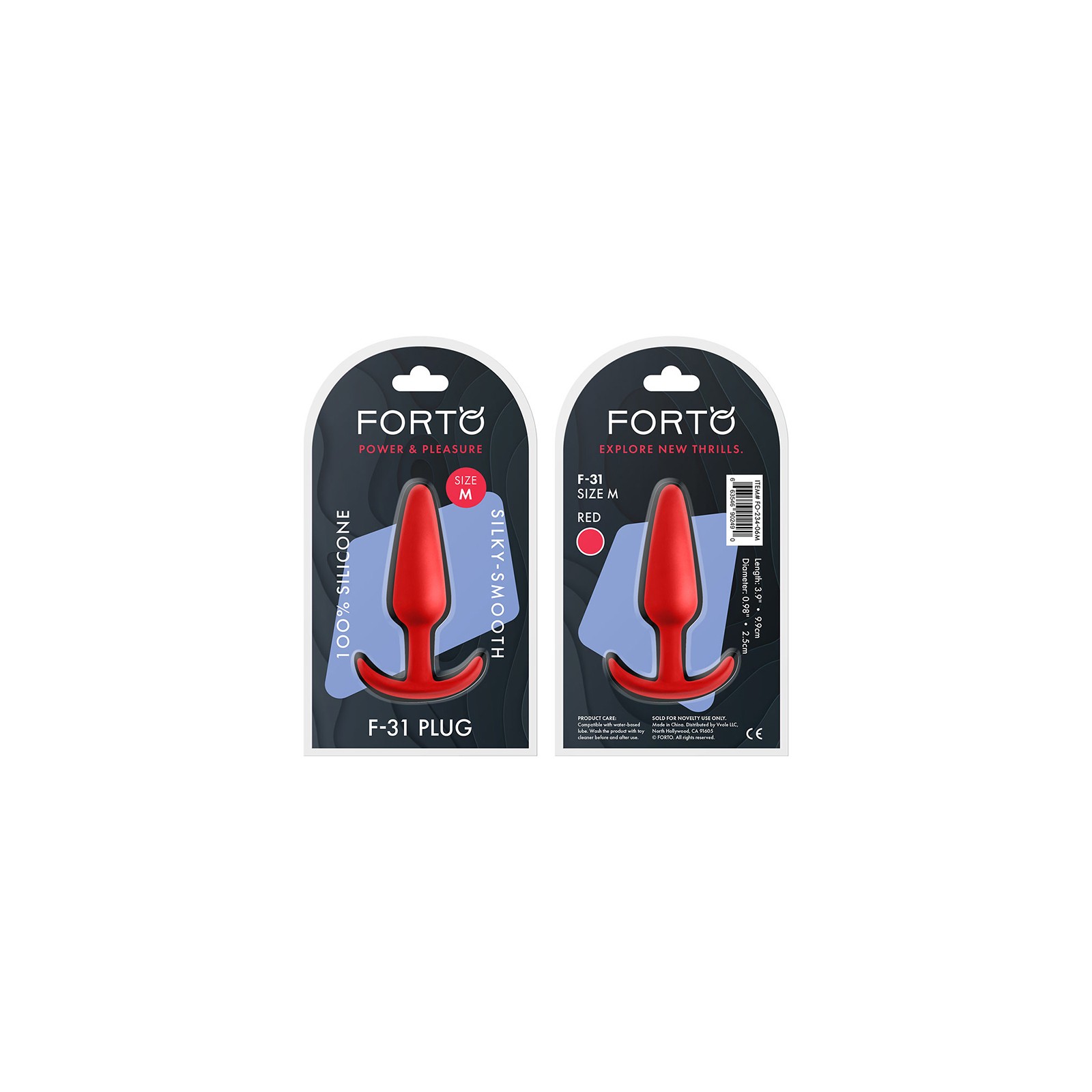 Forto F-31 Medium Silicone Anal Plug