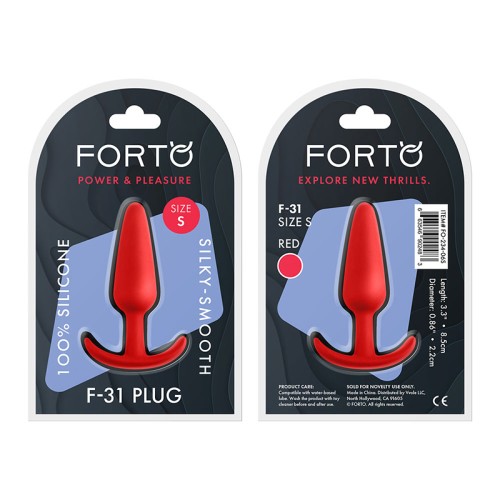 Forto F-31 Silicone Anal Plug Small