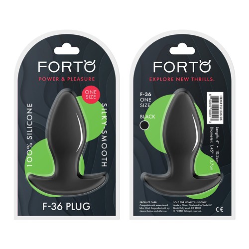 Forto F-36 Premium Silicone T-Plug