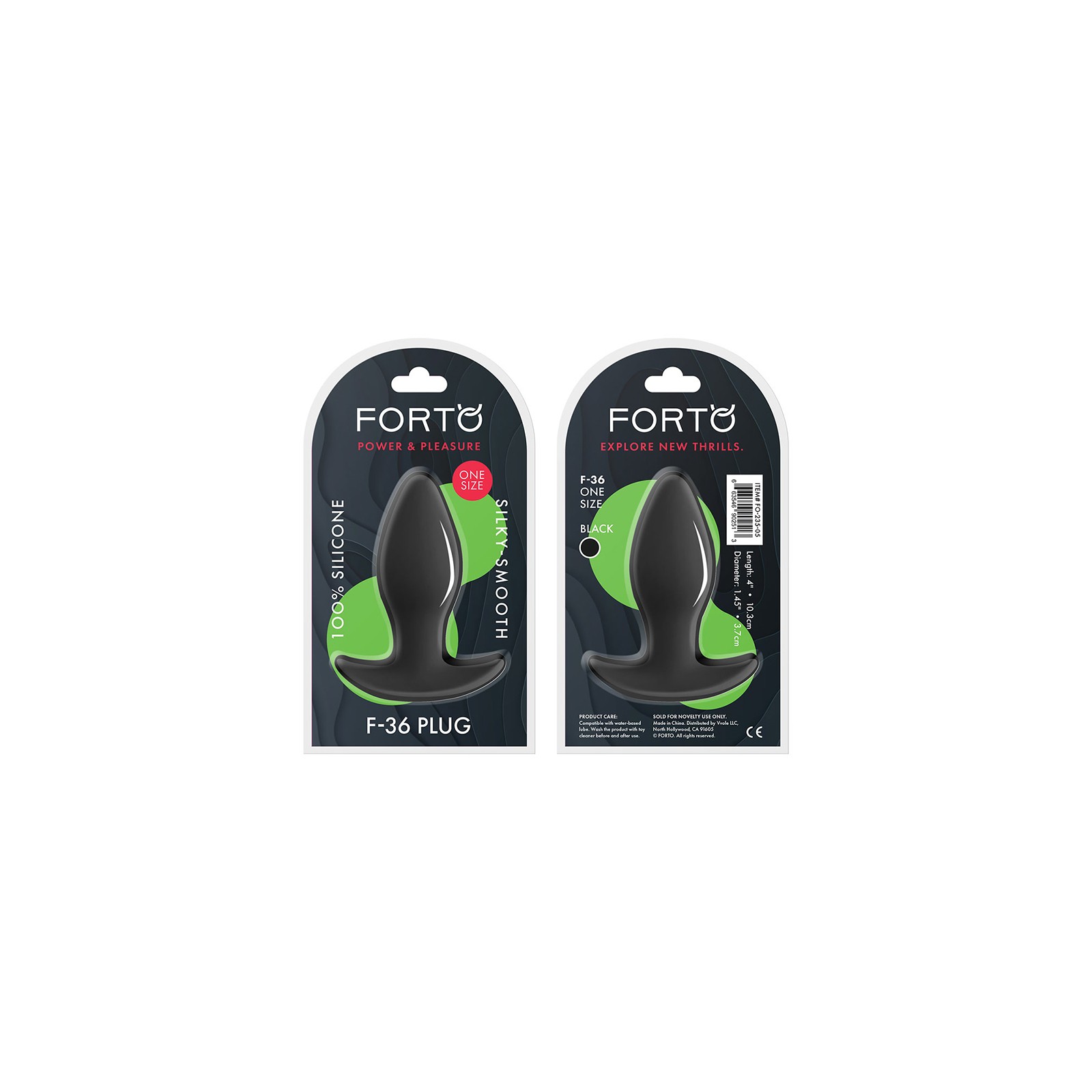 Forto F-36 Premium Silicone T-Plug