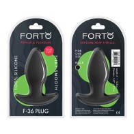 T-Plug de Silicona Premium Forto F-36