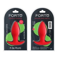 Forto F-36 Plug de Silicona en Forma de T - Rojo