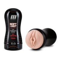 M for Men Soft + Wet Stroker for Realistic Pleasure