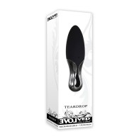 Mini Vibrador Recargable Anti-agua Negro en Forma de Gota Evolved