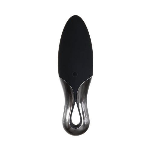 Mini Vibrador Recargable Anti-agua Negro en Forma de Gota Evolved