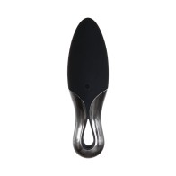 Evolved Teardrop Rechargeable Mini Vibrator Waterproof Black