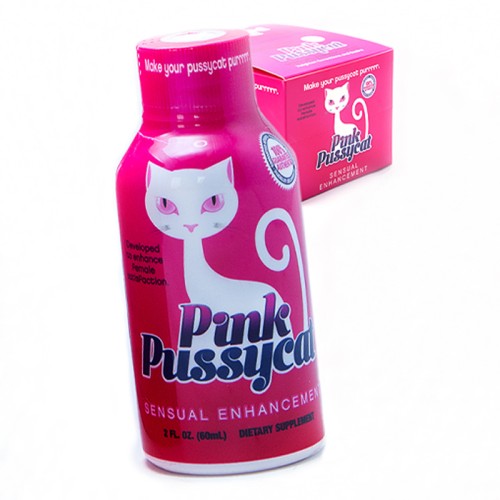 Pink Pussycat Shot Mejora Femenina 2 oz. Exhibidor de 12 - Aumento de Libido