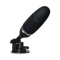 Evolved Thrust & Go Thrusting Vibrator With 2 Shafts and Suction Cup Base Black