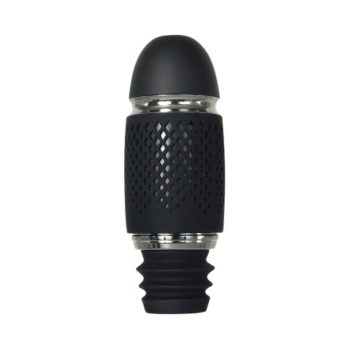 Evolved Thrust & Go Thrusting Vibrator With 2 Shafts and Suction Cup Base Black