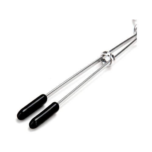 Lux Fetish Adjustable Tweezer Nipple Clips for Sensual Play