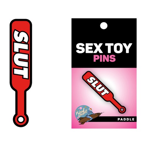 Sex Toy Pin Paddle Slut Accessory