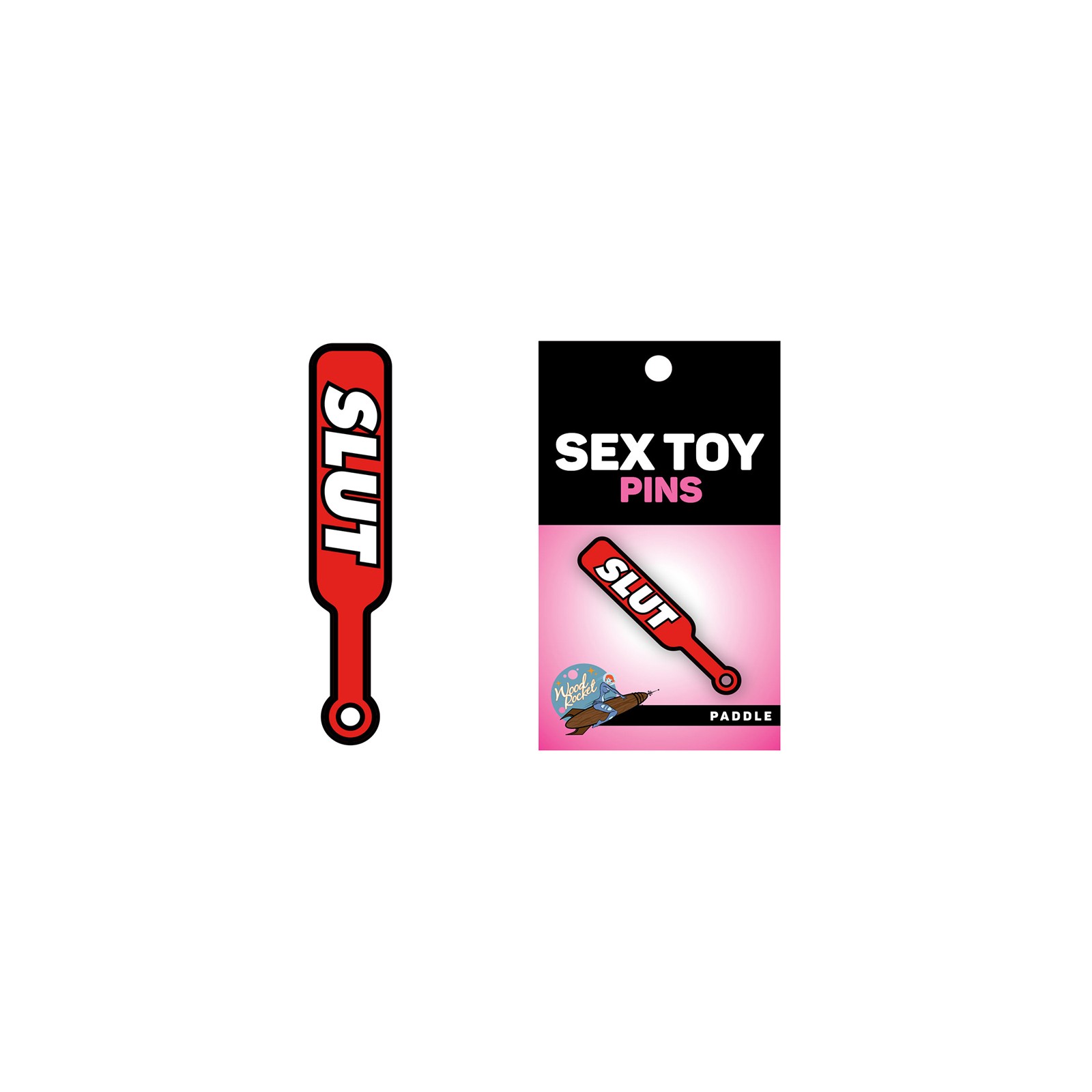 Sex Toy Pin Paddle Slut Accessory