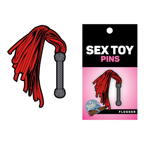 Pin de Esmalte Flogger Juguete Sexual