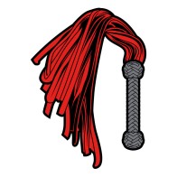 Sex Toy Flogger Enamel Lapel Pin