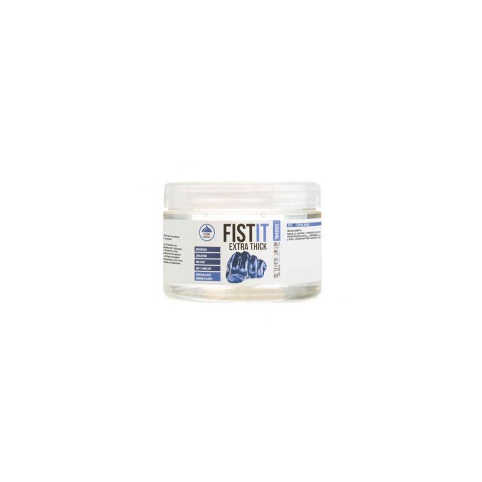 Fist It Lubricante Extra Grueso a Base de Agua 500ml - Máximo Confort