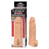 Extensor de Pene Vibrante Natural Realskin - Blanco