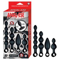 Anal-Ese Vibrating Anal Fantasy Kit - Black - Ultimate Anal Play