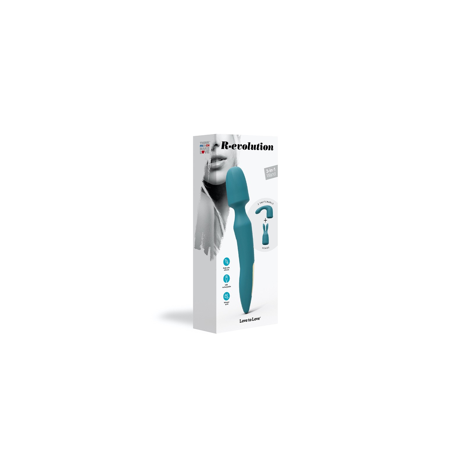 Vibrador Wand 3 en 1 R-evolution Love to Love