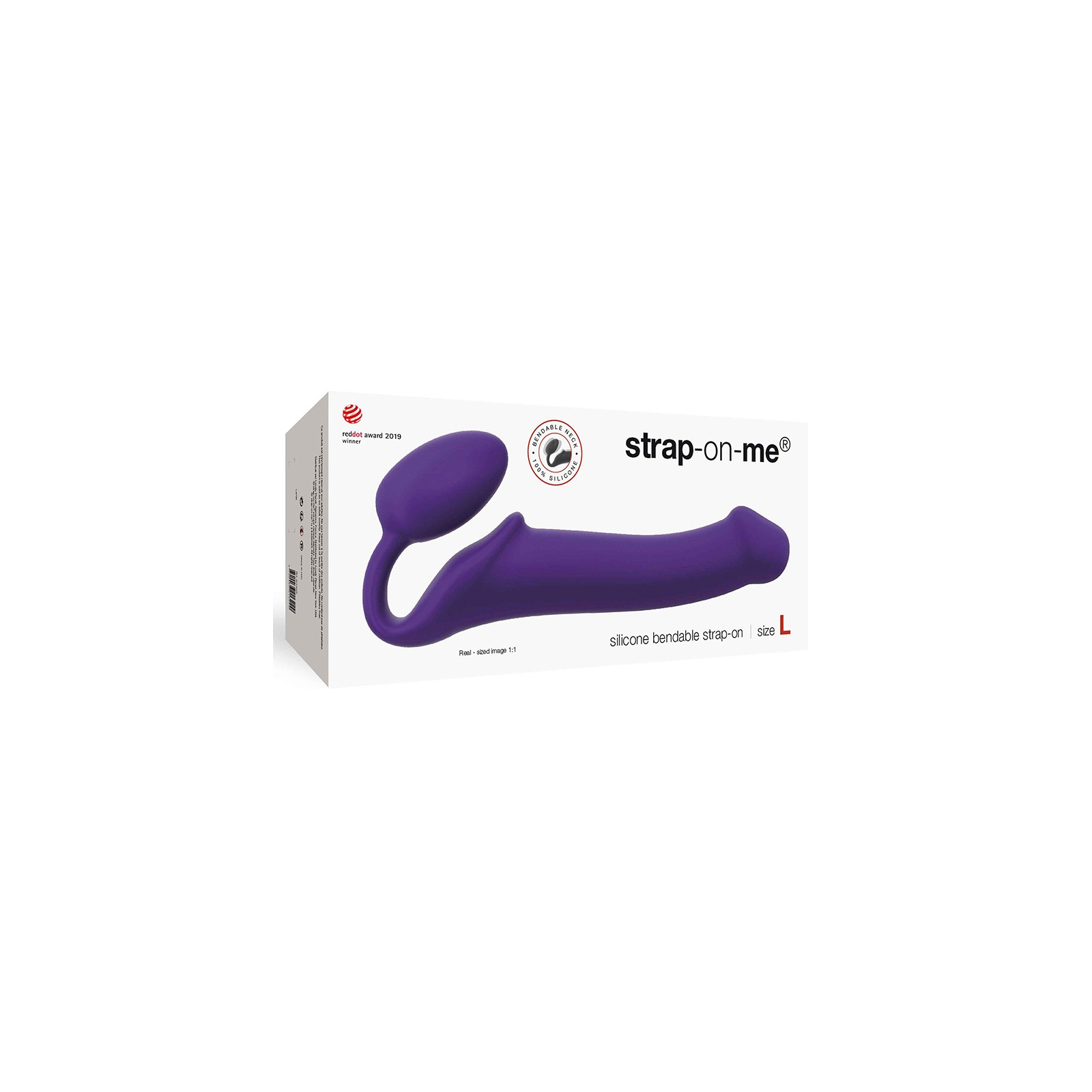 Strap-On-Me Arnés de Silicona Flexible Grande