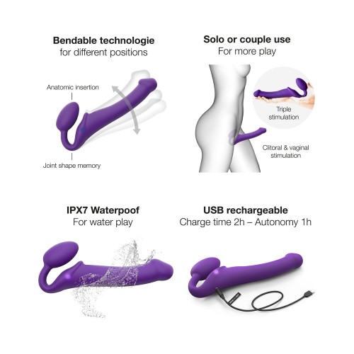 Strap-On-Me Rechargeable Vibrating Strap-On