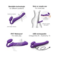 Rechargeable Remote-Controlled Strap-On Vibrator